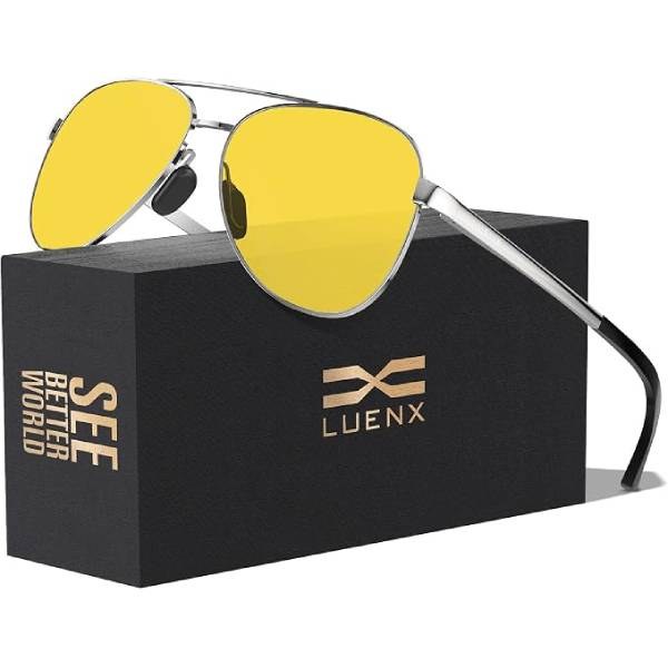 Luenx Aviator Sunglasses UV400 Driving