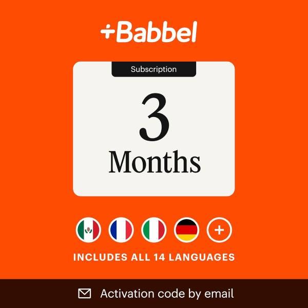 Babbel Language Learning App - 3 Months